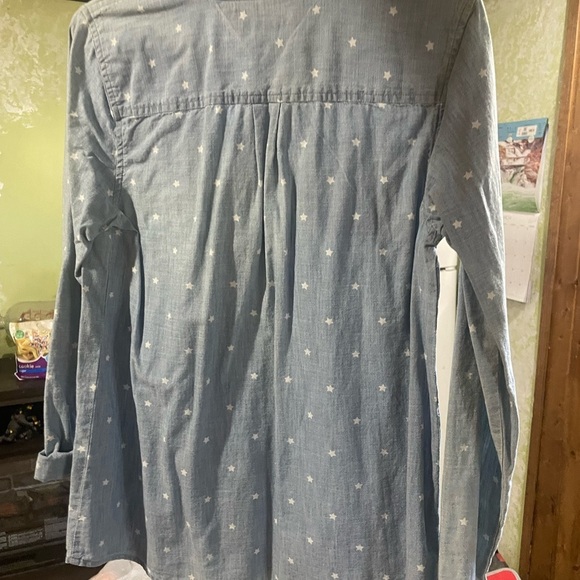 Tommy Hilfiger Cotton Geometric Blouses for Women size medium - Picture 9 of 10